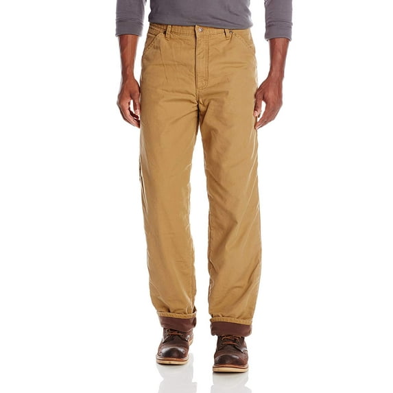 Mens 38X30 Fleece Lined Carpenter Pants Stretch 38