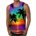 thumbnail image 1 of Mens 3D Print Tank Top Summer Casual Novelty Polyester Gym Workout Bodybuilding Tank Tops, 1 of 5