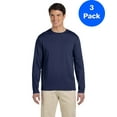 thumbnail image 1 of Mens 4.5 oz. SoftStyle Long-Sleeve T-Shirt 3 Pack, 1 of 2