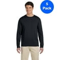 thumbnail image 1 of Mens 4.5 oz. SoftStyle Long-Sleeve T-Shirt 5 Pack, 1 of 2