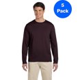 thumbnail image 1 of Mens 4.5 oz. SoftStyle Long-Sleeve T-Shirt 5 Pack, 1 of 2