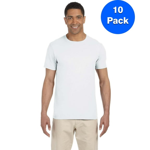 Mens 4.5 oz. SoftStyle T-Shirt 10 Pack