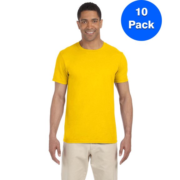 Mens 4.5 oz. SoftStyle T-Shirt 10 Pack