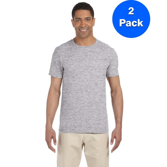 Mens 4.5 oz. SoftStyle T-Shirt 2 Pack