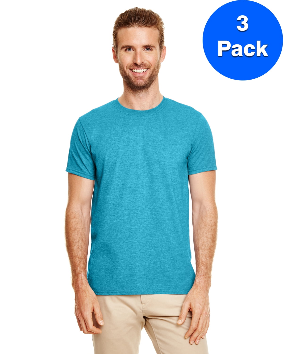 Mens 4.5 oz. SoftStyle T-Shirt 3 Pack