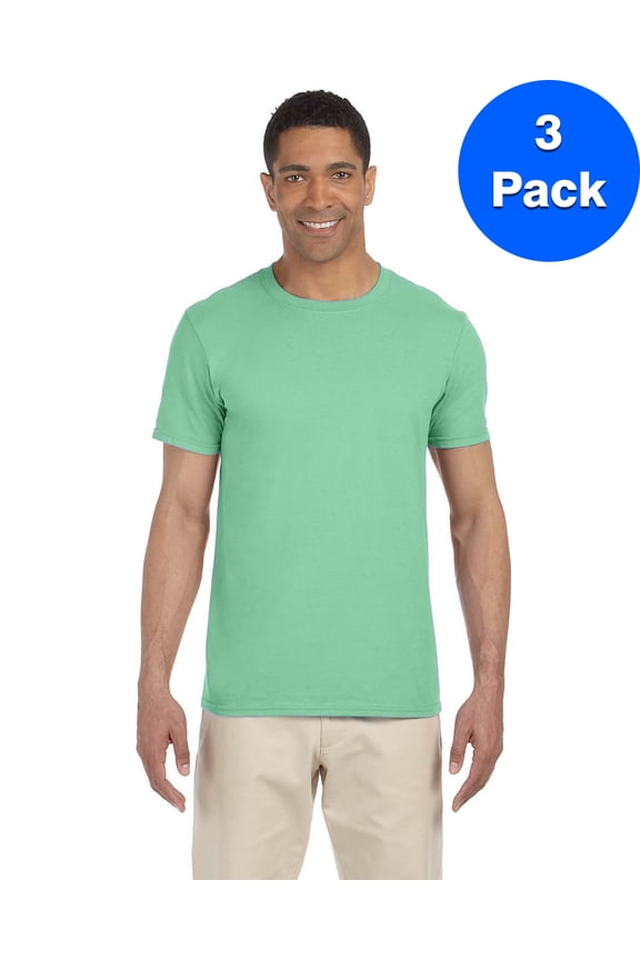 Mens 4.5 oz. SoftStyle T-Shirt 3 Pack