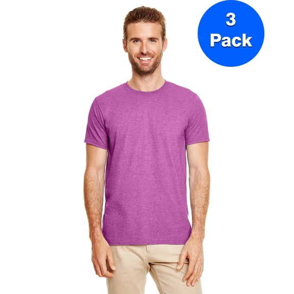 Mens 4.5 oz. SoftStyle T-Shirt 3 Pack