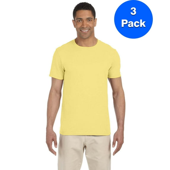 Mens 4.5 oz. SoftStyle T-Shirt 3 Pack