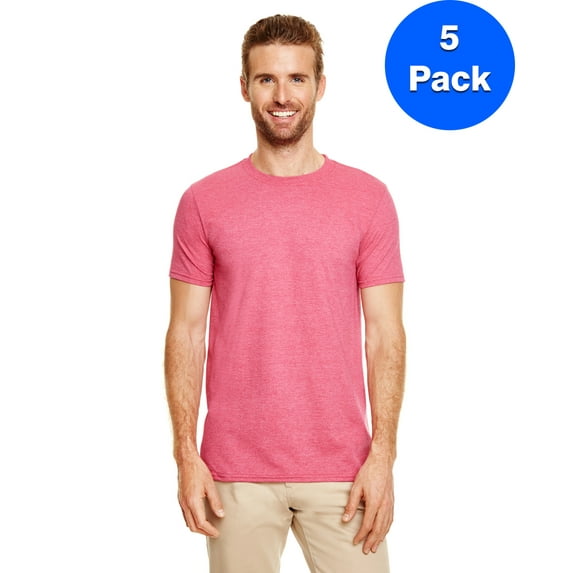 Mens 4.5 oz. SoftStyle T-Shirt 5 Pack