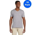 thumbnail image 1 of Mens 4.5 oz SoftStyle V-Neck T-Shirt 10 Pack, 1 of 2