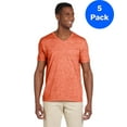 thumbnail image 1 of Mens 4.5 oz SoftStyle V-Neck T-Shirt 5 Pack, 1 of 2