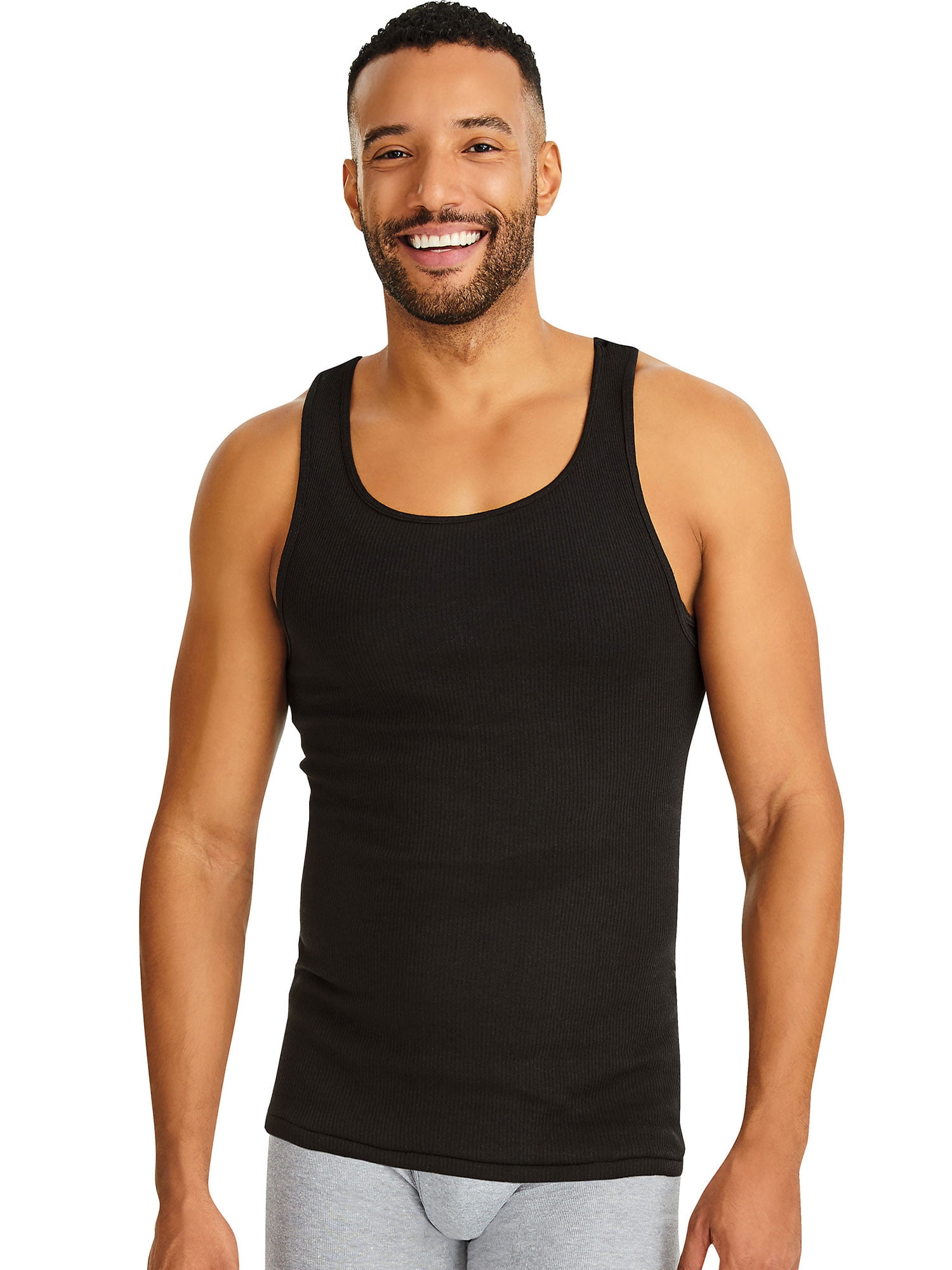 Champion Adult Men s Vented Crew Undershirts 3 Pack Sizes S XL Walmart