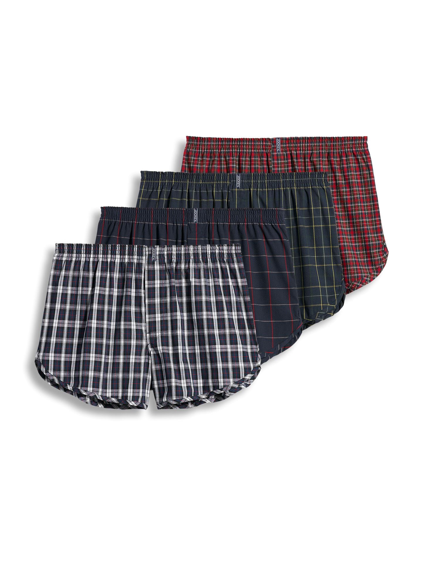 Mens 4 Pack Tapered Boxers