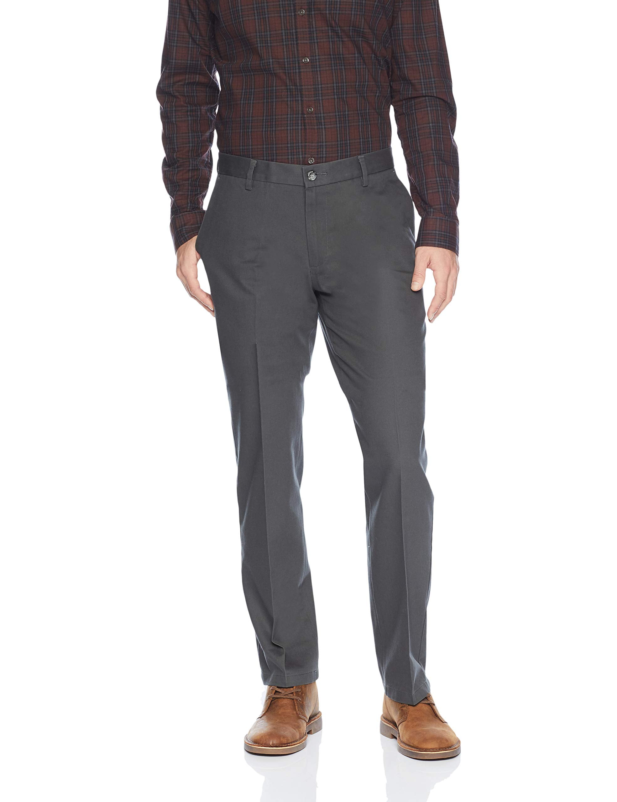 Mens 40x32 StraightFit Khaki Stretch Pants 40