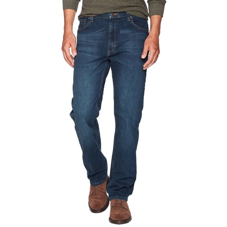 Wrangler Authentics Men's Classic 5-Pocket Regular Fit Jean, Twilight Flex, 42W x 28L