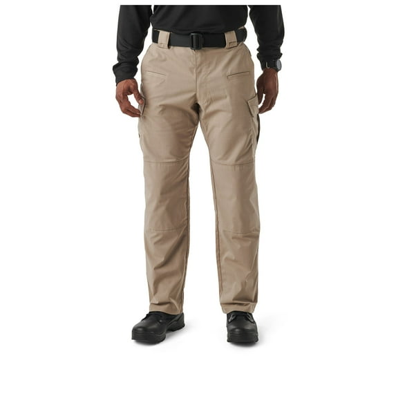 5.11 Work Gear Men's Stryke Pants, Adjustable Waistband, Stretchable Flex-Tac Fabric, Khaki, 44W x 32L, Style 74369