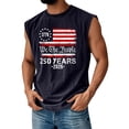 thumbnail image 1 of Mens 4Th of July Tank Tops Crew Neck Sleeveless Tanks Independence Day Tanks Usa Flag Graphic Tank Tops, 1 of 3