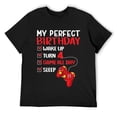 thumbnail image 1 of Mens 4th Perfect Birthday Gaming 4 Years Old Gamer Gift Boys T-Shirt Black, 1 of 5