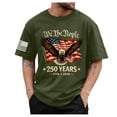 thumbnail image 1 of Mens 4th of July Shirt 250 Years USA Patriotic 4th of July Family Matching T-Shirt (AG,2XL), 1 of 5