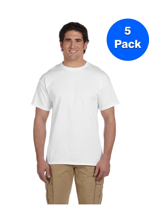 Mens 5.2 oz., 50/50 ComfortBlend EcoSmart T-Shirt 5170 (5 PACK)
