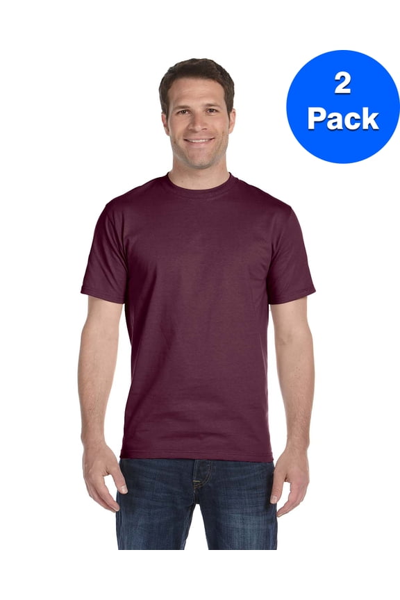 Pre‑shrunk Tag‑free Lay‑flat Collar T‑Shirt, Men's, Cotton, 5.2 oz