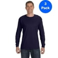 thumbnail image 1 of Mens 5.3 oz. Heavy Cotton Long-Sleeve T-Shirt 3 Pack, 1 of 2