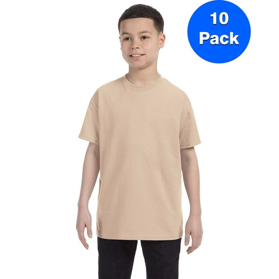 Mens 5.3 oz. Heavy Cotton T-Shirt 10 Pack