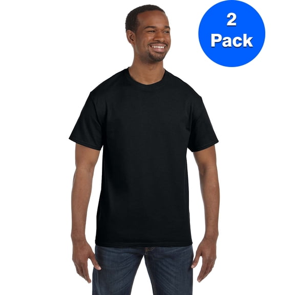 Mens 5.3 oz. Heavy Cotton T-Shirt 2 Pack