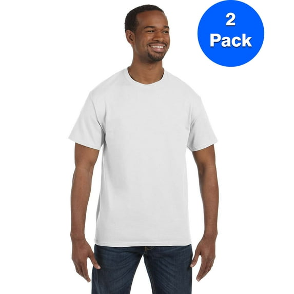 Mens 5.3 oz. Heavy Cotton T-Shirt 2 Pack