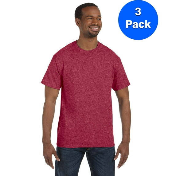 Mens 5.3 oz. Heavy Cotton T-Shirt 3 Pack