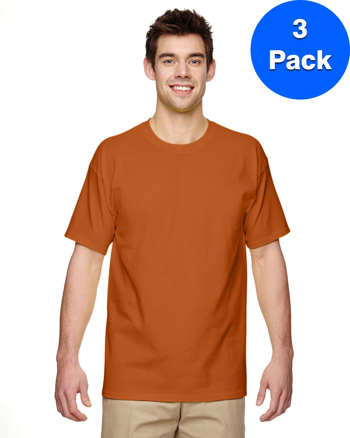 Mens 5.3 oz. Heavy Cotton T-Shirt 3 Pack