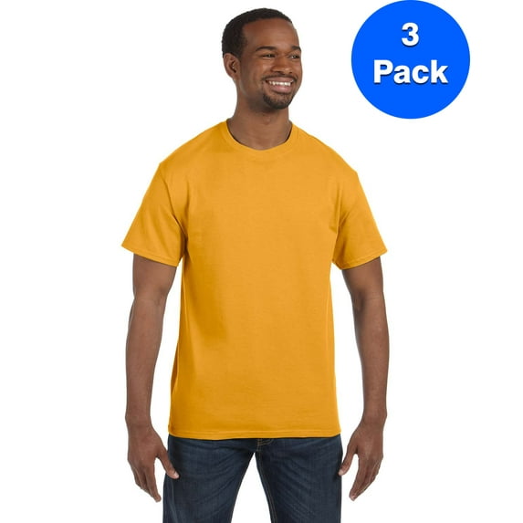 Mens 5.3 oz. Heavy Cotton T-Shirt 3 Pack