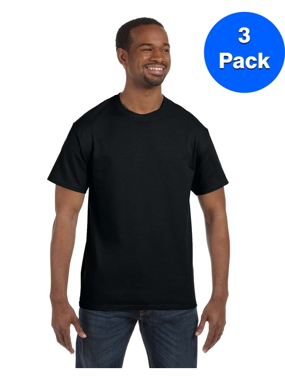 Mens 5.3 oz. Heavy Cotton T-Shirt 3 Pack