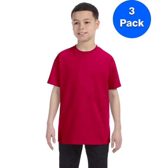 Mens 5.3 oz. Heavy Cotton T-Shirt 3 Pack