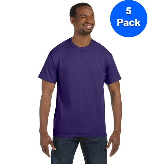 Mens 5.3 oz. Heavy Cotton T-Shirt 5 Pack