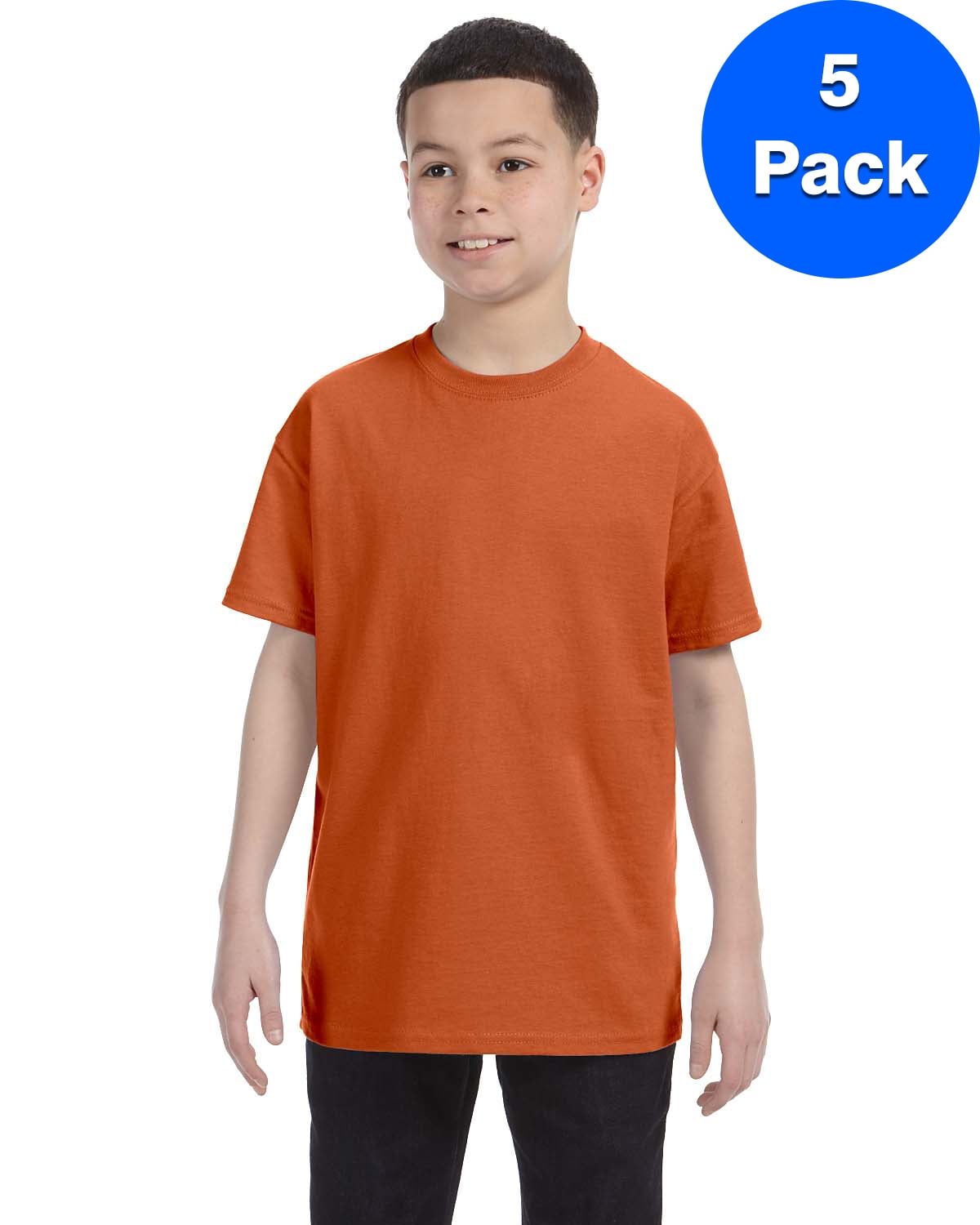 Mens 5.3 oz. Heavy Cotton T-Shirt 5 Pack