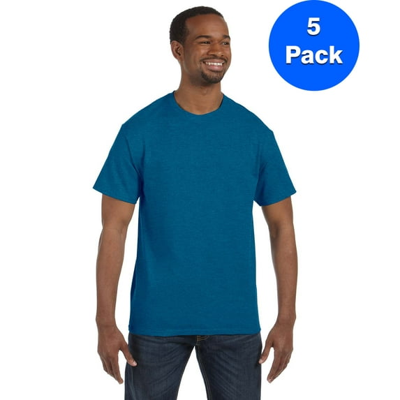 Mens 5.3 oz. Heavy Cotton T-Shirt 5 Pack