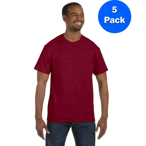 Mens 5.3 oz. Heavy Cotton T-Shirt 5 Pack