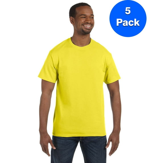 Mens 5.3 oz. Heavy Cotton T-Shirt 5 Pack