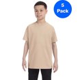 thumbnail image 1 of Mens 5.3 oz. Heavy Cotton T-Shirt 5 Pack, 1 of 2