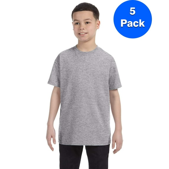 Mens 5.3 oz. Heavy Cotton T-Shirt 5 Pack