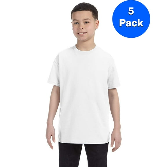 Mens 5.3 oz. Heavy Cotton T-Shirt 5 Pack