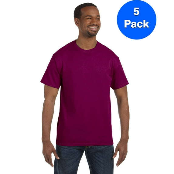 Mens 5.3 oz. Heavy Cotton T-Shirt 5 Pack