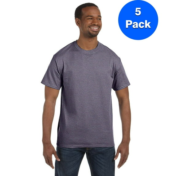 Mens 5.3 oz. Heavy Cotton T-Shirt 5 Pack