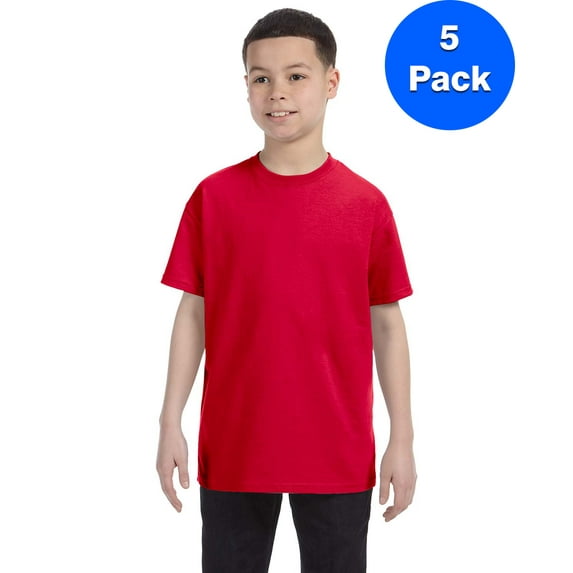 Mens 5.3 oz. Heavy Cotton T-Shirt 5 Pack