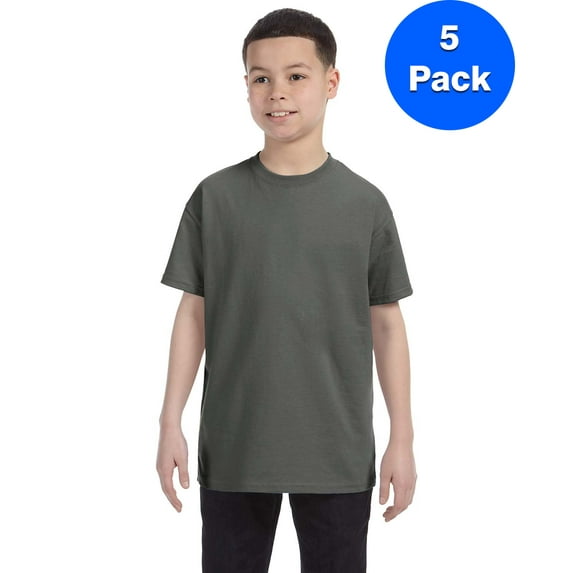 Mens 5.3 oz. Heavy Cotton T-Shirt 5 Pack