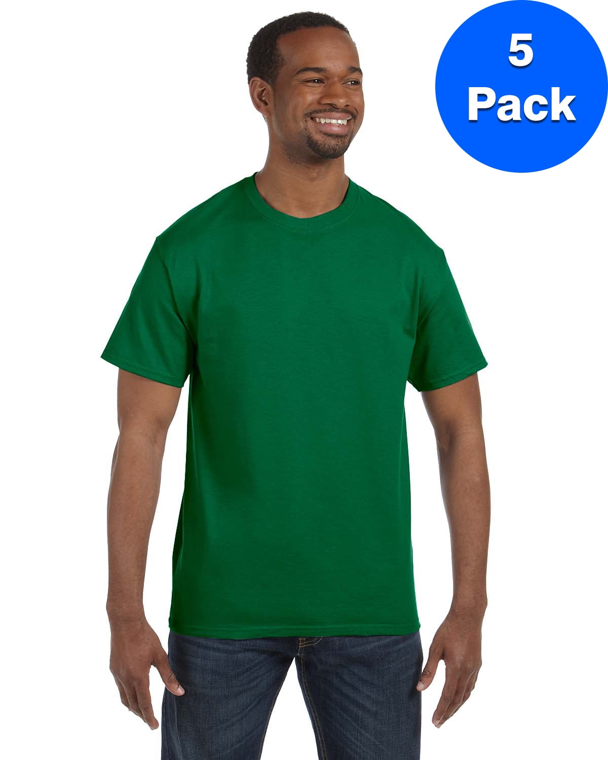 Mens 5.3 oz. Heavy Cotton T-Shirt 5 Pack