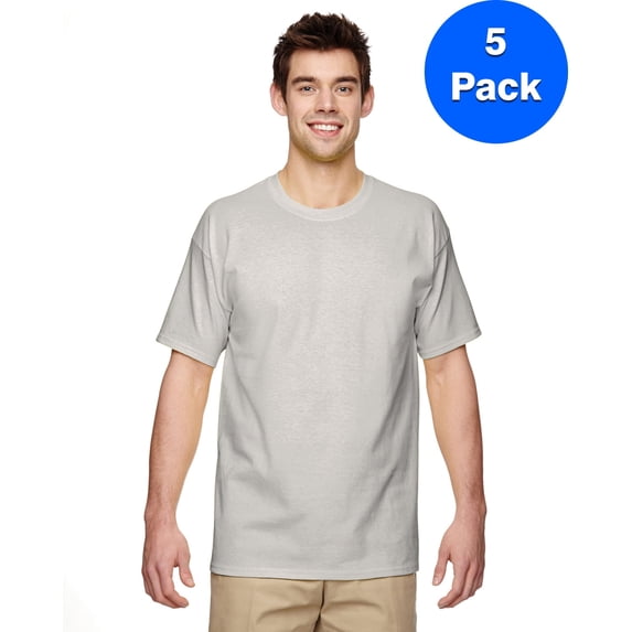 Mens 5.3 oz. Heavy Cotton T-Shirt 5 Pack