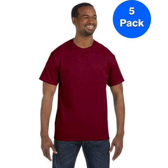 Mens 5.3 oz. Heavy Cotton T-Shirt 5 Pack