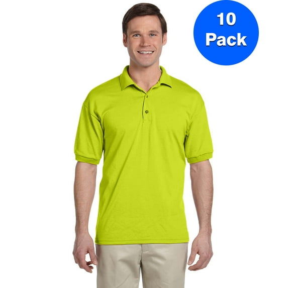 Mens 5.6 oz. DryBlend 50/50 Jersey Polo 10 Pack